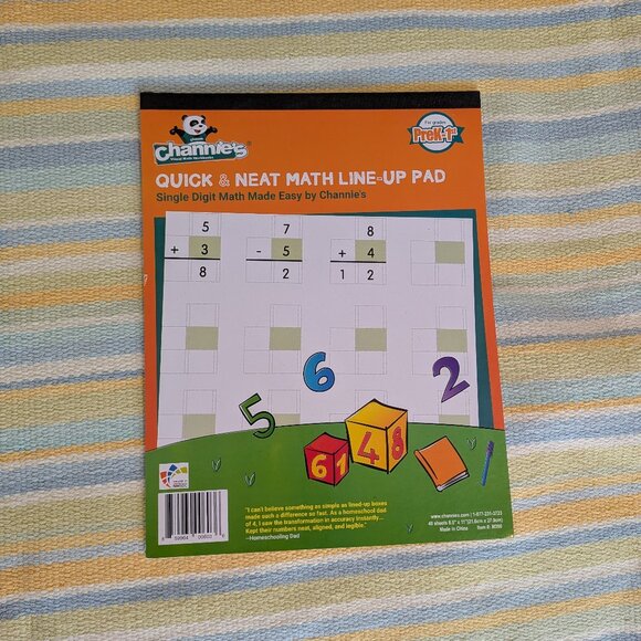 ⭐ Channies Educational Math Workbooks (Pre-K to 1st Grade) - Picture 2 of 5